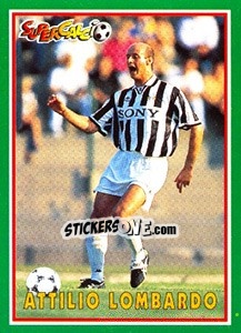 Sticker Attilio Lombardo - Supercalcio 1996-1997 n. 158 - Panini