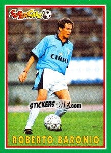 Sticker Roberto Baronio - Supercalcio 1996-1997 - Panini