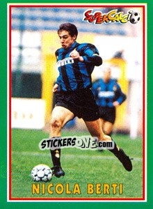 Sticker Nicola Berti - Supercalcio 1996-1997 n. 162 - Panini
