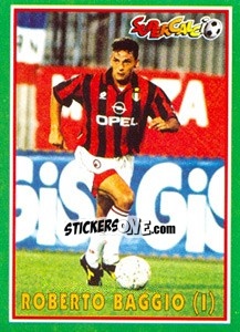 Sticker Roberto Baggio (I) - Supercalcio 1996-1997 n. 163 - Panini