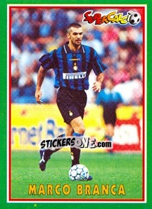 Sticker Marco Branca - Supercalcio 1996-1997 - Panini