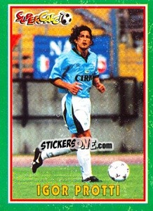 Sticker Igor Protti - Supercalcio 1996-1997 n. 167 - Panini