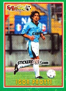 Sticker Igor Protti - Supercalcio 1996-1997 - Panini