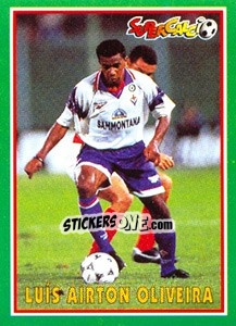 Cromo Luís Airton Oliveira - Supercalcio 1996-1997 n. 170 - Panini
