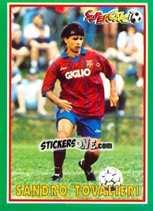 Cromo Sandro Tovalieri - Supercalcio 1996-1997 - Panini