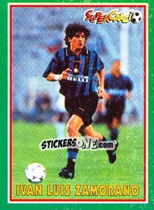 Sticker Ivan Luis Zamorano - Supercalcio 1996-1997 n. 173 - Panini