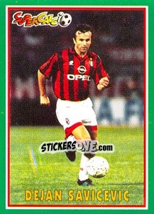 Sticker Dejan Savicevic - Supercalcio 1996-1997 n. 174 - Panini