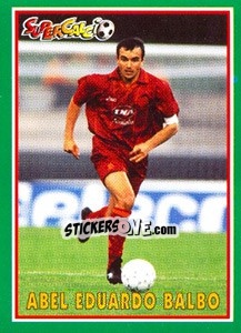 Sticker Abel Eduardo Balbo - Supercalcio 1996-1997 n. 177 - Panini
