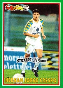 Sticker Hernan Jorge Crespo - Supercalcio 1996-1997 n. 181 - Panini