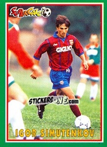 Figurina Igor Simutenkov - Supercalcio 1996-1997 - Panini