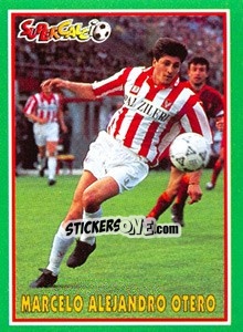 Sticker Marcelo Alejandro Otero - Supercalcio 1996-1997 n. 186 - Panini