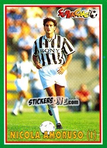 Sticker Nicola Amoruso (I) - Supercalcio 1996-1997 - Panini