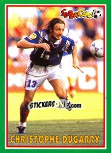Sticker Christophe Dugarry - Supercalcio 1996-1997 n. 197 - Panini