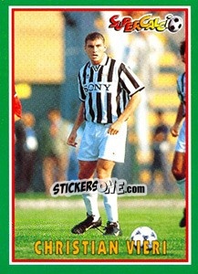 Sticker Christian Vieri - Supercalcio 1996-1997 n. 203 - Panini