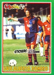 Sticker Luis Alberto Romero - Supercalcio 1996-1997 n. 205 - Panini