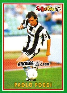 Sticker Paolo Poggi - Supercalcio 1996-1997 n. 206 - Panini