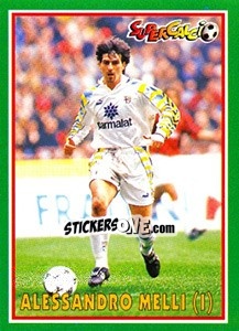 Sticker Alessandro Melli (I) - Supercalcio 1996-1997 - Panini