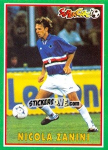 Sticker Nicola Zanini - Supercalcio 1996-1997 - Panini
