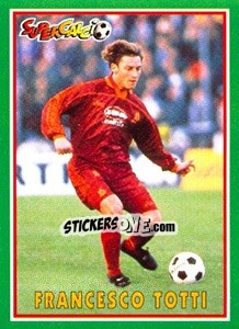 Sticker Francesco Totti - Supercalcio 1996-1997 n. 213 - Panini