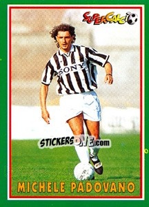Sticker Michele Padovano - Supercalcio 1996-1997 n. 215 - Panini