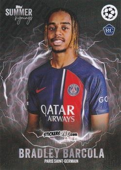 Cromo Bradley Barcola - UEFA Club Competitions Summer Signings 2023-2024
 n. 70 - Topps