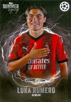 Cromo Luka Romero - UEFA Club Competitions Summer Signings 2023-2024
 n. 78 - Topps