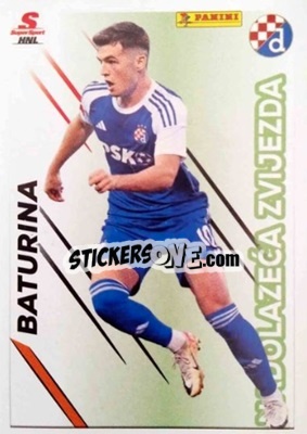 Sticker Martin Baturina (Gnk Dinamo Zagreb) - Hrvatska Nogometna Liga 2023-2024 n. 25 - Panini