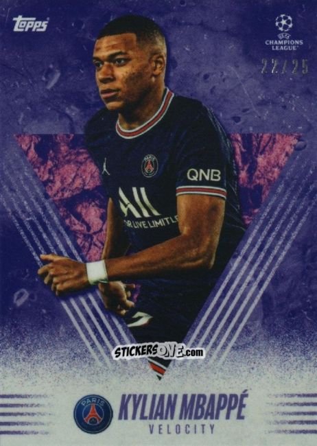 Cromo Kylian Mbappe - Alphonso Davies My Journey UEFA Champions League 2021-2022 n. 28p - Topps