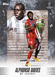Cromo Uefa Champion League Win (Alphonso Davies) - Alphonso Davies My Journey UEFA Champions League 2021-2022 n. 5 - Topps