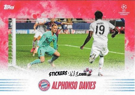 Cromo Fc Bayern Munich 8-2 Fc Barcelona  (Alphonso Davies) - Alphonso Davies My Journey UEFA Champions League 2021-2022 n. 8 - Topps