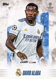 Cromo David Alaba - Alphonso Davies My Journey UEFA Champions League 2021-2022 n. 11 - Topps