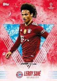 Cromo Leroy Sane - Alphonso Davies My Journey UEFA Champions League 2021-2022 n. 15 - Topps
