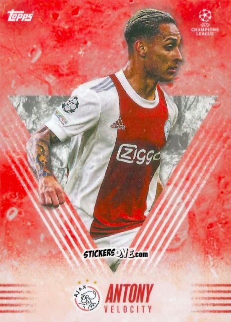Sticker Antony - Alphonso Davies My Journey UEFA Champions League 2021-2022 n. 32 - Topps