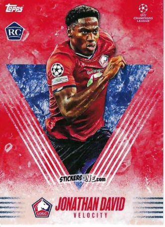 Sticker Jonathan David - Alphonso Davies My Journey UEFA Champions League 2021-2022 n. 38 - Topps
