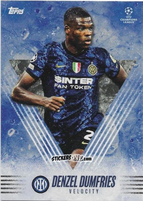 Cromo Denzel Dumfries - Alphonso Davies My Journey UEFA Champions League 2021-2022 n. 46 - Topps