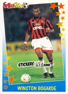 Sticker Winston Bogarde - Supercalcio 1997-1998 - Panini