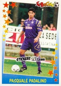 Sticker Pasquale Padalino - Supercalcio 1997-1998 - Panini