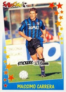 Sticker Massimo Carrera - Supercalcio 1997-1998 n. 96 - Panini