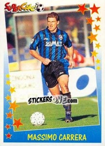 Cromo Massimo Carrera - Supercalcio 1997-1998 - Panini