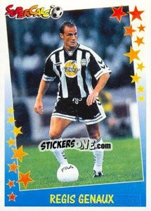 Cromo Regis Genaux - Supercalcio 1997-1998 n. 99 - Panini