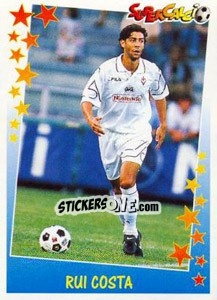 Sticker Rui Costa - Supercalcio 1997-1998 n. 105 - Panini