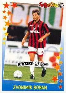 Sticker Zvonimir Boban - Supercalcio 1997-1998 n. 107 - Panini