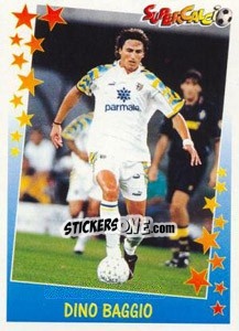 Sticker Dino Baggio - Supercalcio 1997-1998 n. 108 - Panini