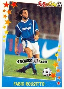 Sticker Fabio Rossitto - Supercalcio 1997-1998 n. 112 - Panini