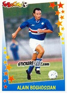 Sticker Alain Boghossian - Supercalcio 1997-1998 n. 114 - Panini