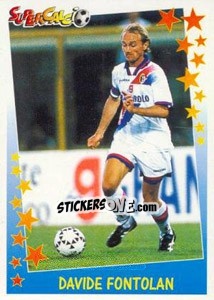 Sticker Davide Fontolan - Supercalcio 1997-1998 n. 115 - Panini