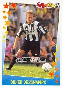 Cromo Didier Deschamps - Supercalcio 1997-1998 - Panini