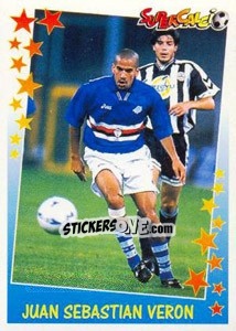 Sticker Juan Sebastian Veron - Supercalcio 1997-1998 n. 120 - Panini