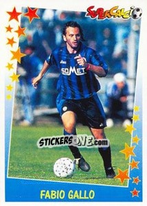 Figurina Fabio Gallo - Supercalcio 1997-1998 n. 123 - Panini