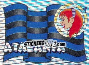 Cromo Atalanta (Bandiera) - Supercalcio 1997-1998 - Panini